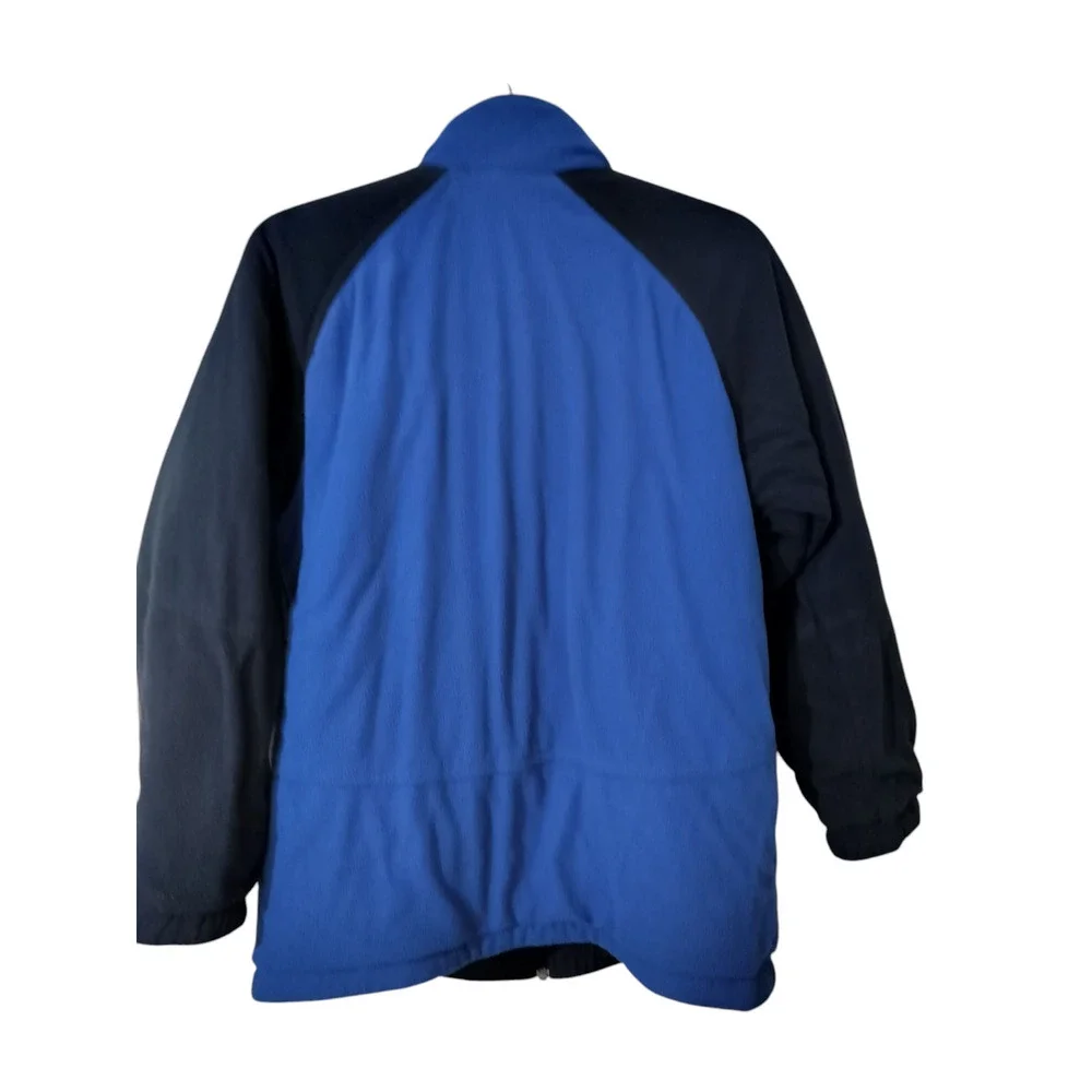 M632) Nike Y2K Reversible Full Zip Boys Nylon Fleece Jacket Large (14-16)